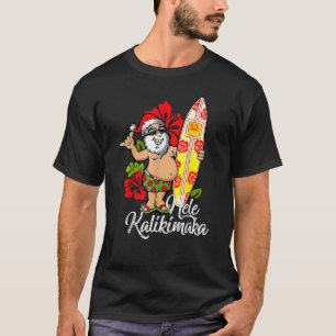 T-shirt Mele Kalikimaka Hawaiian Christmas Hawaii Surfing