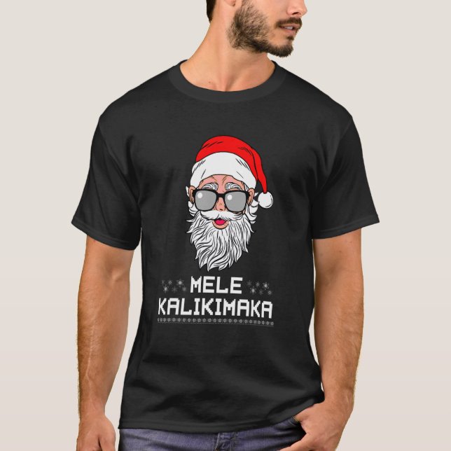T-shirt Mele Kalikimaka Hawaiian Vacances Hawaii C (Devant)
