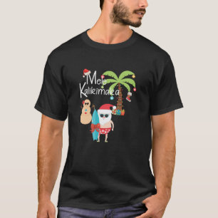 T-shirt Mele Kalikimaka Joyeux Noël Hawaïen