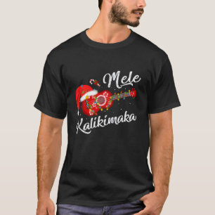 T-shirt Mele Kalikimaka Musique Hawaïenne Ukulele Guitare