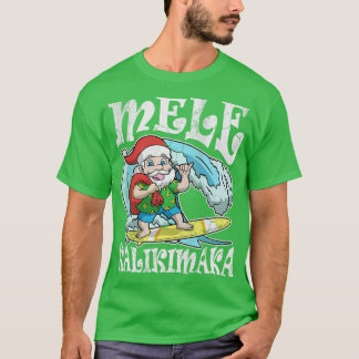 T-shirt Mele Kalikimaka Noël hawaïen
