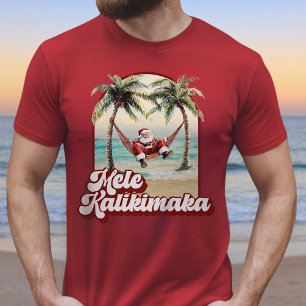 T-shirt Mele Kalikimaka Noël Hawaïen Plage