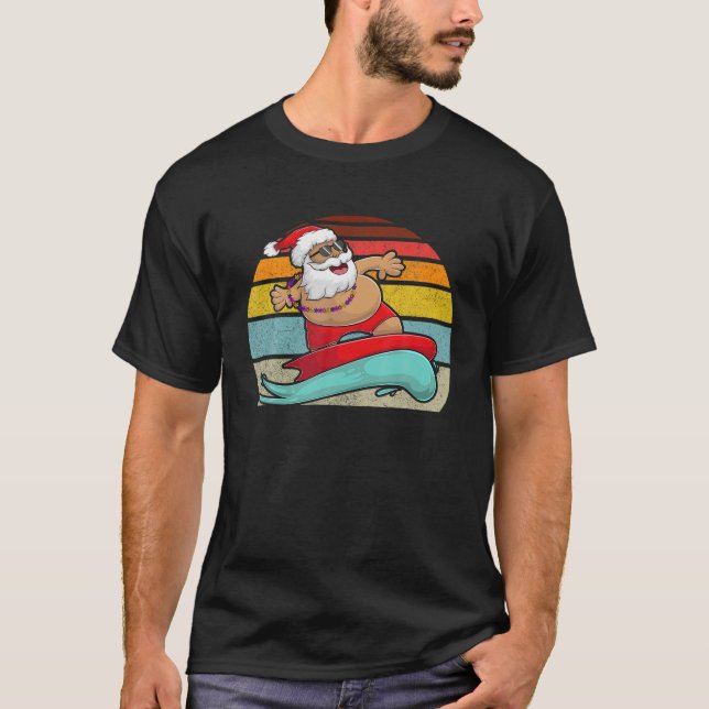 T-shirt Mele Kalikimaka Noël Hommes Vêtements Drôle Père N (Devant)
