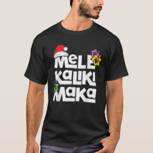 T-shirt Mele Kalikimaka Noël T Shirt Hawaiian Xmas Sa