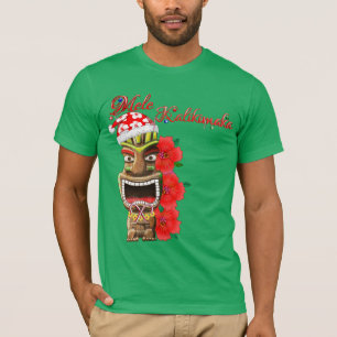 T-shirt Mele Kalikimaka Père Noël Tiki