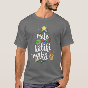 T-shirt Mele Kalikimaka Pour Femmes Hawaïennes Hawaii Chri