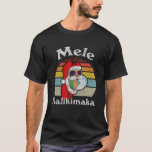 T-shirt Mele Kalikimaka Retro Christmas Santa Shaka Hawaii<br><div class="desc">Mele Kalikimaka Retro Noël Père Noël Shaka Hawaii Manche courte</div>