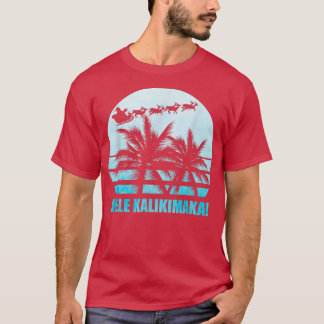 T-shirt Mele Kalikimaka Retro Hawaii Famille de Noël Va