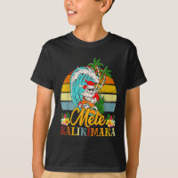 Mele kalikimaka Retro Noël Père Noël Shaka Hawaii