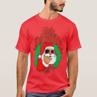 T-shirt Mele Kalikimaka Santa Christmas Pajamas Hawaii Xma