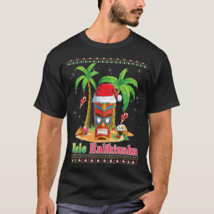 T-shirt Mele Kalikimaka Tiki Tribe Père Noël Christma hawa