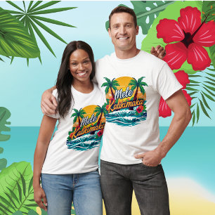 T-shirt Mele Kalikimaka Tropical Christmas Unisex