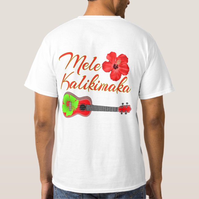 T-shirt Mele Kalikimaka Ukulele (Dos)