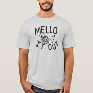 T-shirt Mello il chemise de mellophone de croquis-style
