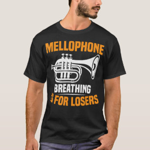 T-shirt Mellophone de respiration pour cuivres de fanfare