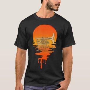 T-shirt Mellophone de style rétro vintage