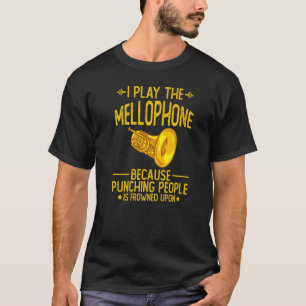 T-shirt Mellophone Instrument Music Player Débutant Leçon
