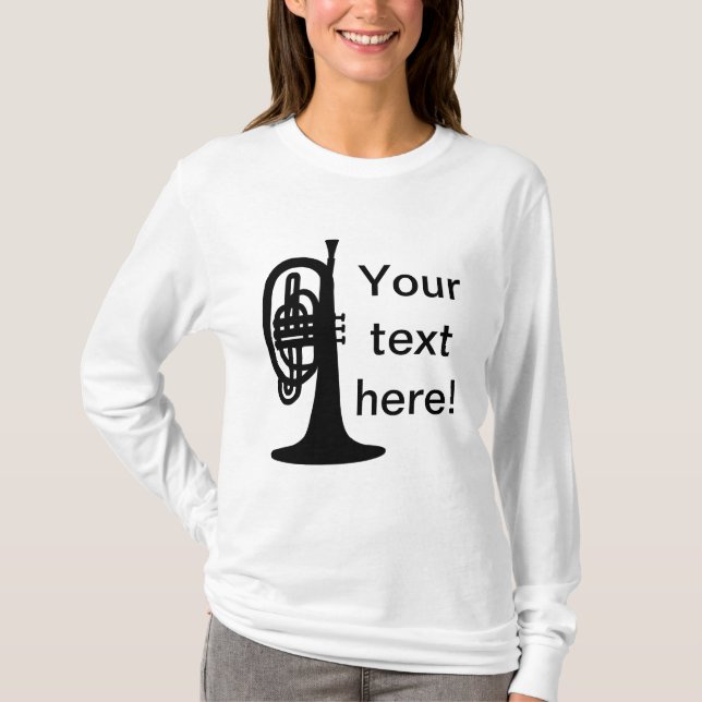 T-shirt Mellophone personnalisé (Devant)