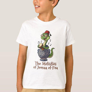 T-shirt Mélodies de Jemaa el-Fna Mascotte du batteur Cobra