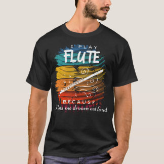 T-shirt Melodies Whimsical : Flutes Dreamy Serenade