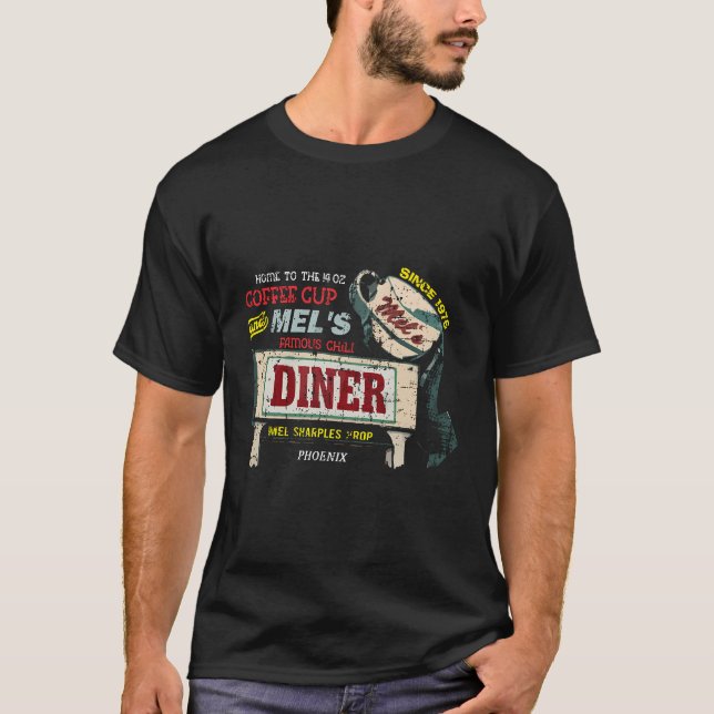 T-shirt Mel'S Diner De Alice Distressed (Devant)