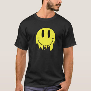 T-shirt Melting Jaune Sourire drôle Sourire Melted Driving