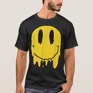 T-shirt Melting Jaune Sourire drôle Sourire Melted Driving
