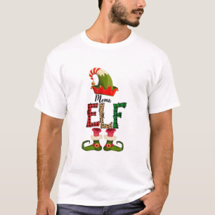T-shirt Mema Elf Matching Family Group Christmas Party Paj