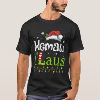 T-shirt Memaw Claus Père Noël Grandma Drôle Idée de Noël G