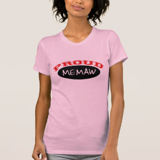 T-shirt Memaw fier (noir et rouge)