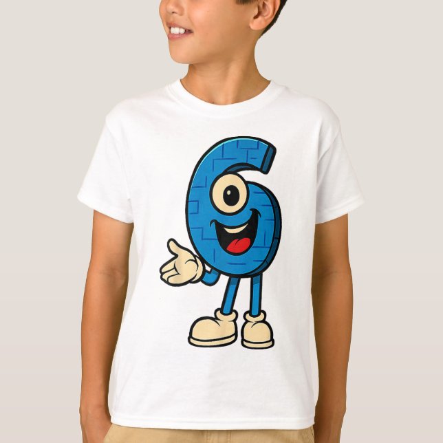 T-shirt MemBrainrot 67 Six Seven 6-7 Blague drôle d'Intern (Devant)