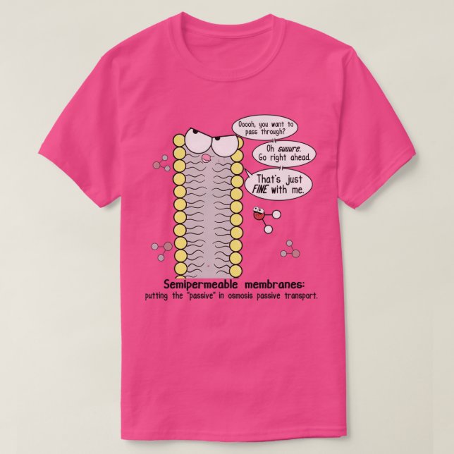 T-shirt Membrane cellulaire passive agressive  (Design devant)