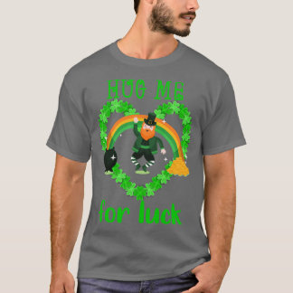 T-shirt m'embrasser pour la chance 17 mars Jour de la Sain