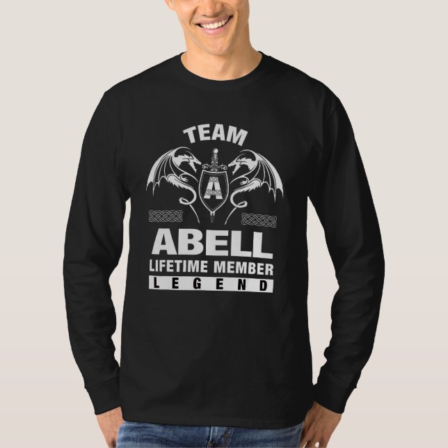 T-shirt Membre à vie de l'équipe Abell   (Devant)