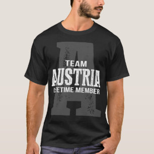 T-shirt Membre à vie de l'équipe AUTRICHE