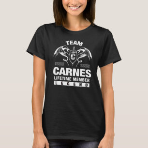 T-shirt Membre à vie de l'équipe Carnes