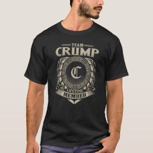 T-shirt Membre à vie de l'équipe CRUMP Famille CRUMP Vinta