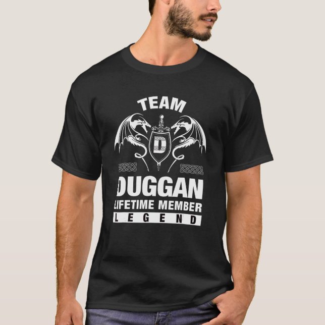 T-shirt Membre à vie de l'équipe Duggan (Devant)