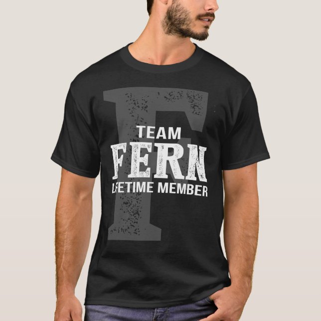 T-shirt Membre à vie de l'équipe FERN (Devant)