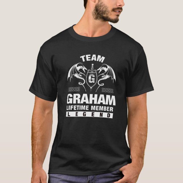 T-shirt Membre à vie de l'équipe Graham   (Devant)