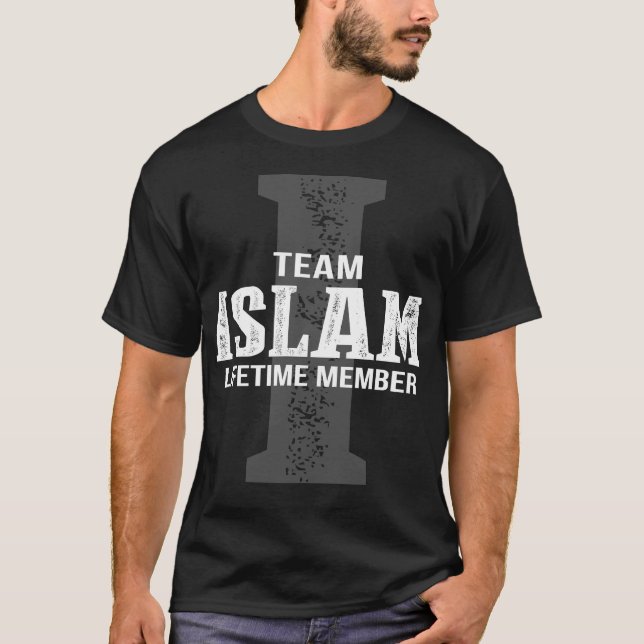 T-shirt Membre à vie de l'équipe ISLAM (Devant)
