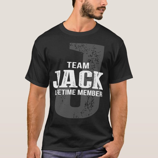 T-shirt Membre à vie de l'équipe JACK (Devant)