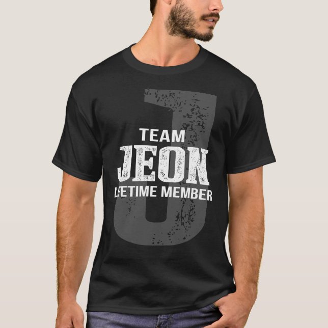 T-shirt Membre à vie de l'équipe JEON (Devant)