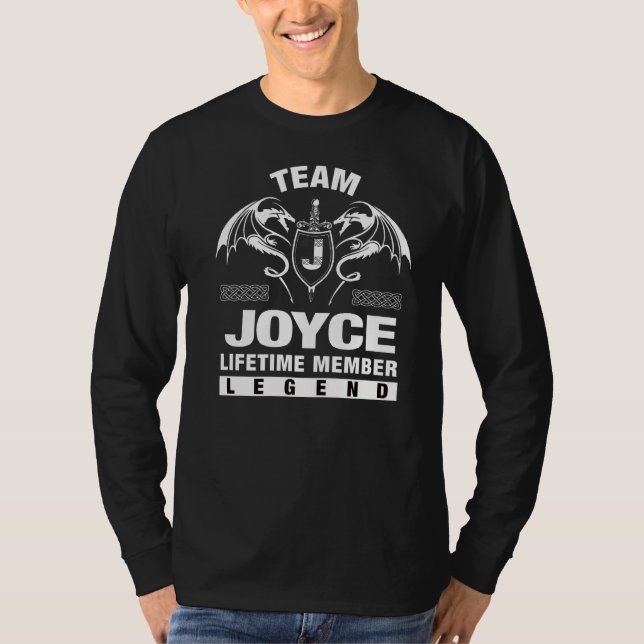T-shirt Membre à vie de l'équipe Joyce (Devant)
