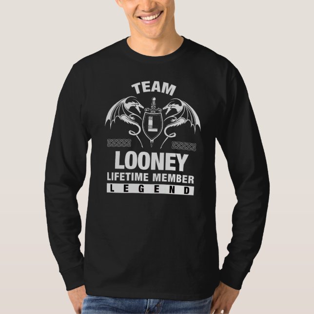 T-shirt Membre à vie de l'équipe Looney (Devant)