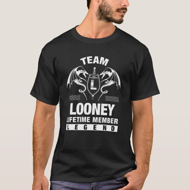 T-shirt Membre à vie de l'équipe Looney (Devant)