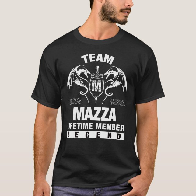 T-shirt Membre à vie de l'équipe Mazza (Devant)