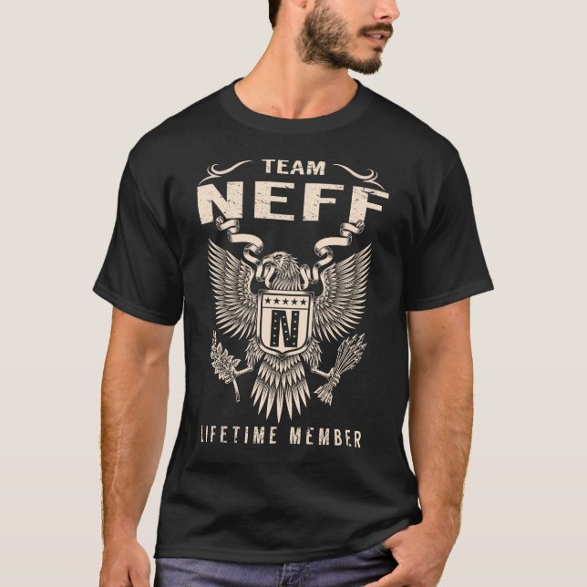 T-shirt Membre à vie de l'équipe NEFF (Devant)