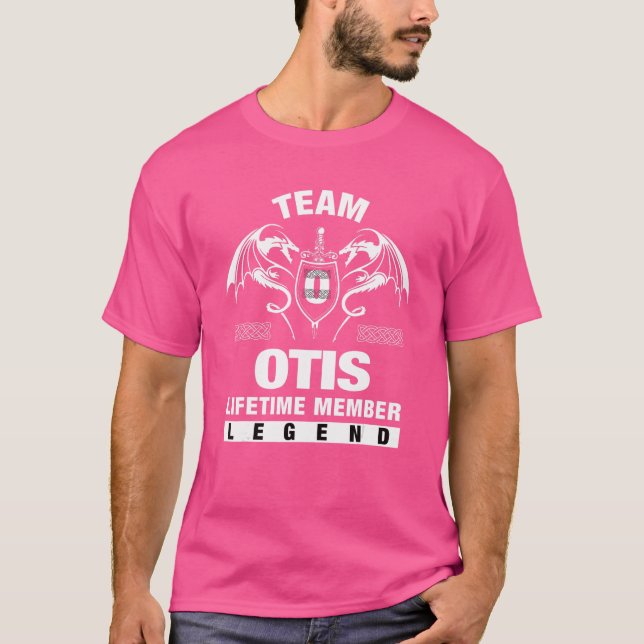 T-shirt Membre à vie de l'équipe Otis (Devant)