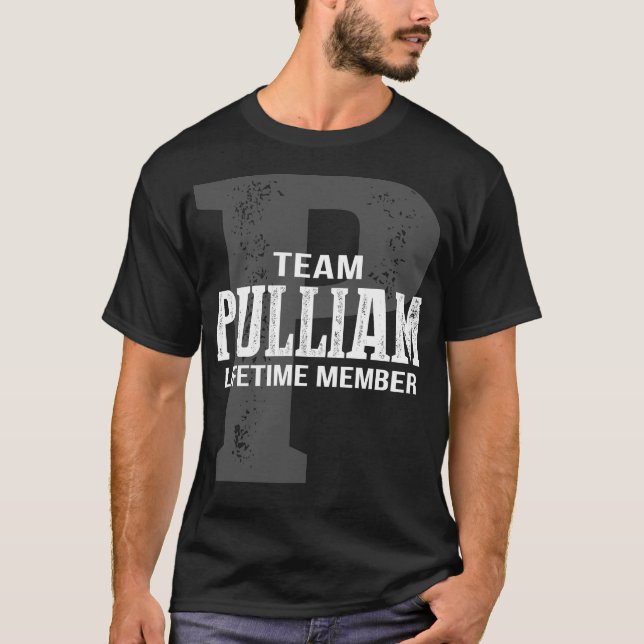 T-shirt Membre à vie de l'équipe PULLIAM (Devant)